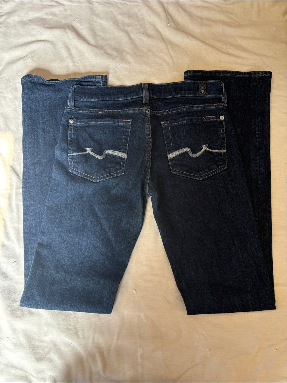Women’s 7 For All Mankind dark wash boot cut jeans